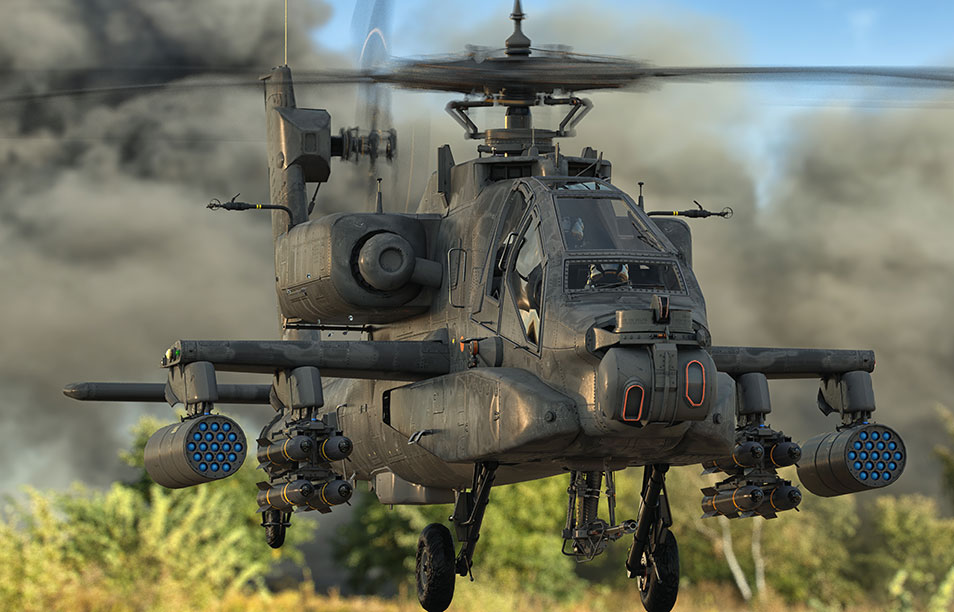 Boeing AH-64 helicopter